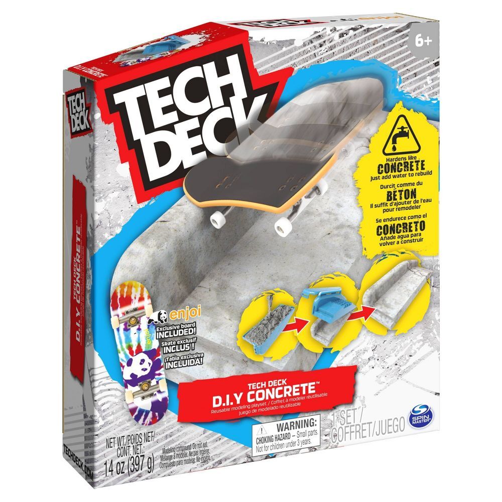 Tech Deck D.I.Y Concrete Reusable Playset