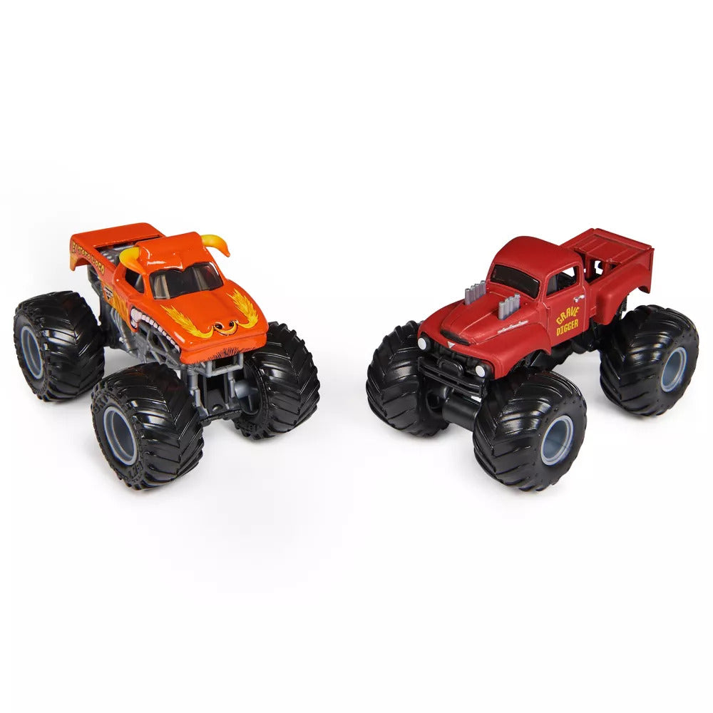 Monster Jam 2 Pack 1:64 Series 26 - El Toro Loco VS Grave Digger