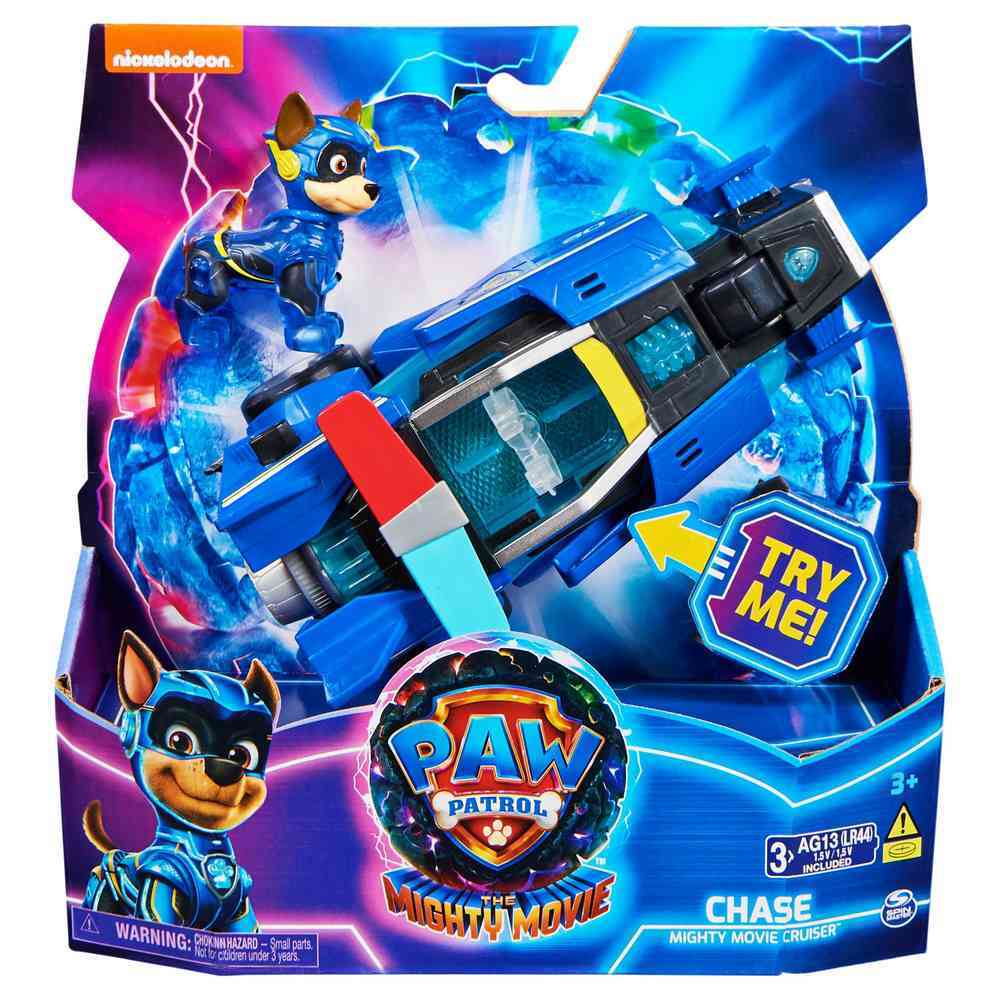 Paw Patrol The Mighty Movie - Mighty Movie Cruiser & Chase Figure