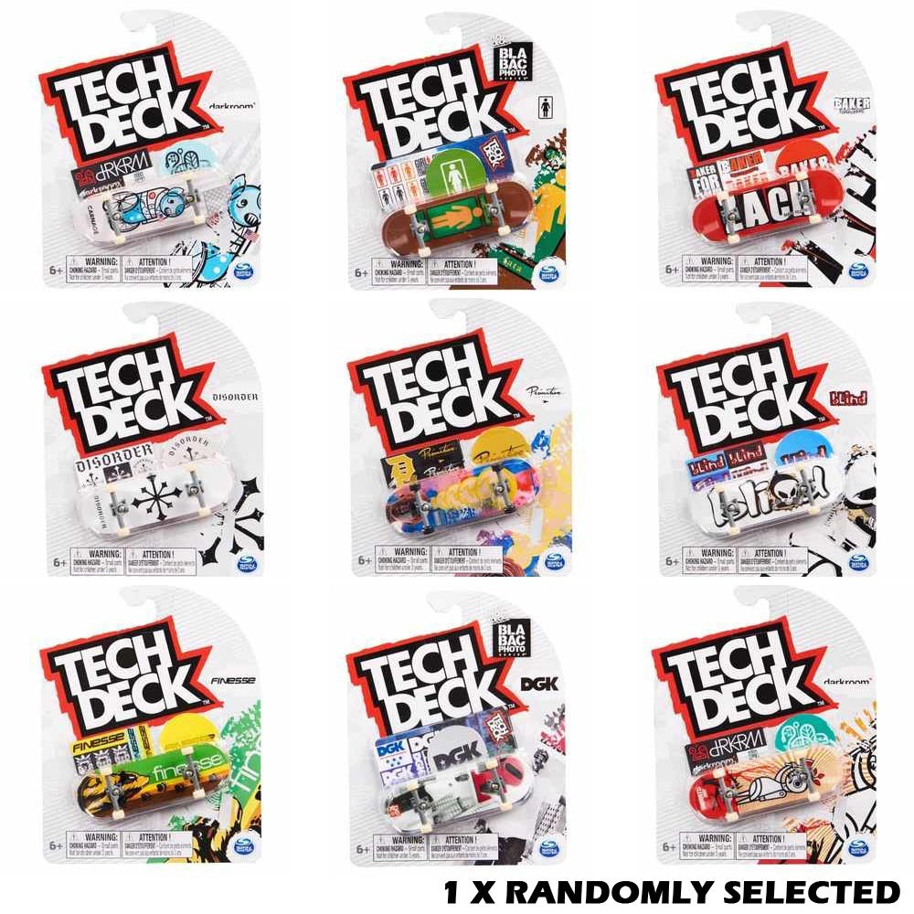 Tech Deck Fingerboards 96mm Randomly Selected