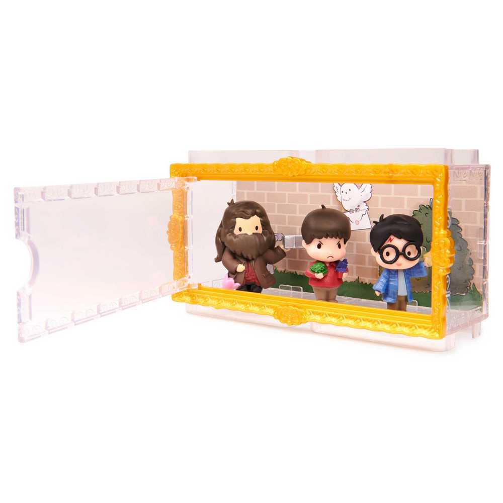 Harry Potter Micro Magical Moments Figure Set  - Dudley Harry Hagrid & Display Case