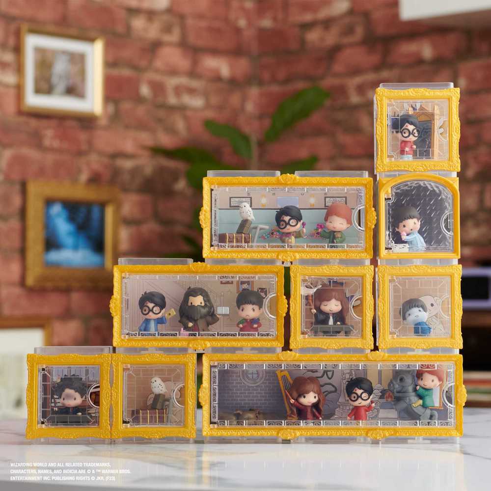 Harry Potter Micro Magical Moments Figure Set - Dudley Harry Hagrid & Display Case