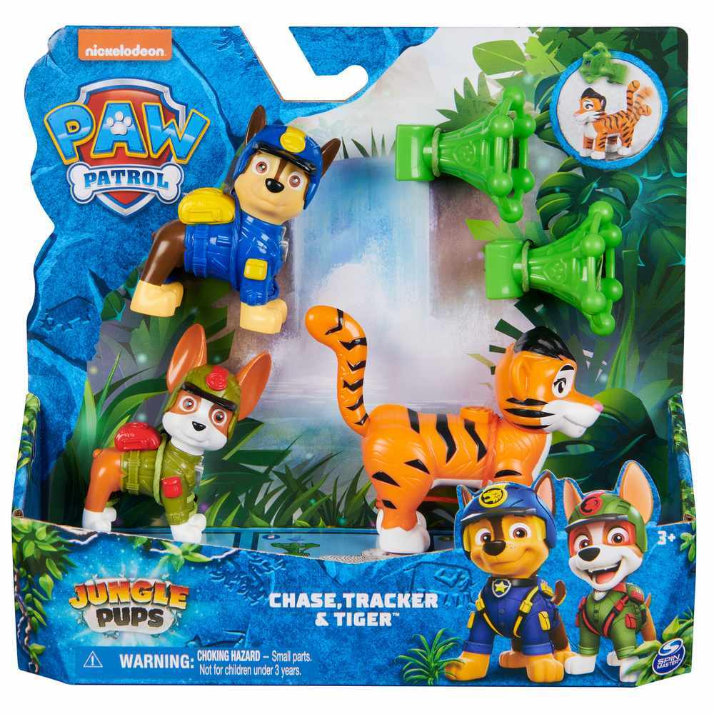 Paw patrol rescue racers deals tracker jungle pup