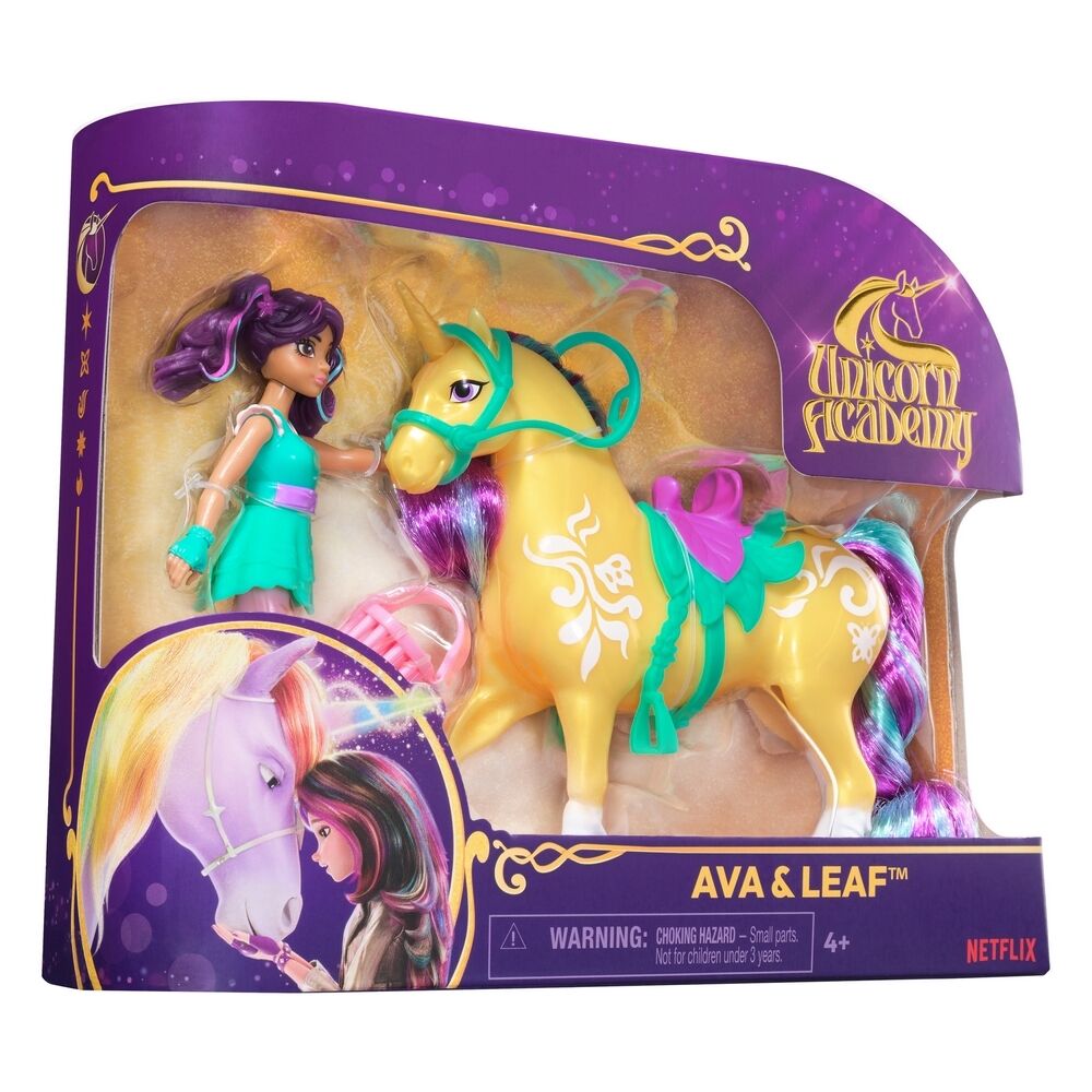 Unicorn Academy Small Doll Ava & Leaf