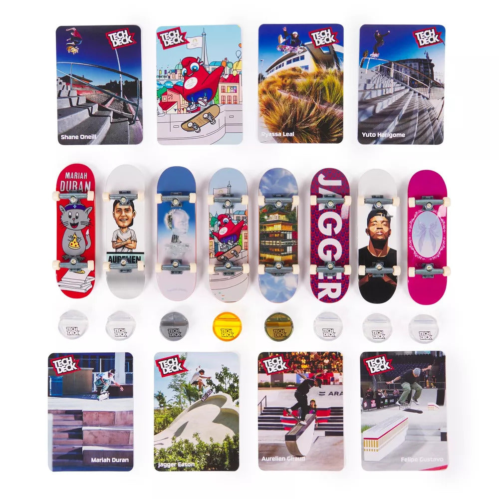 Tech Deck Olympic Games Paris 2024 96mm - Competition Legends 8 Pack