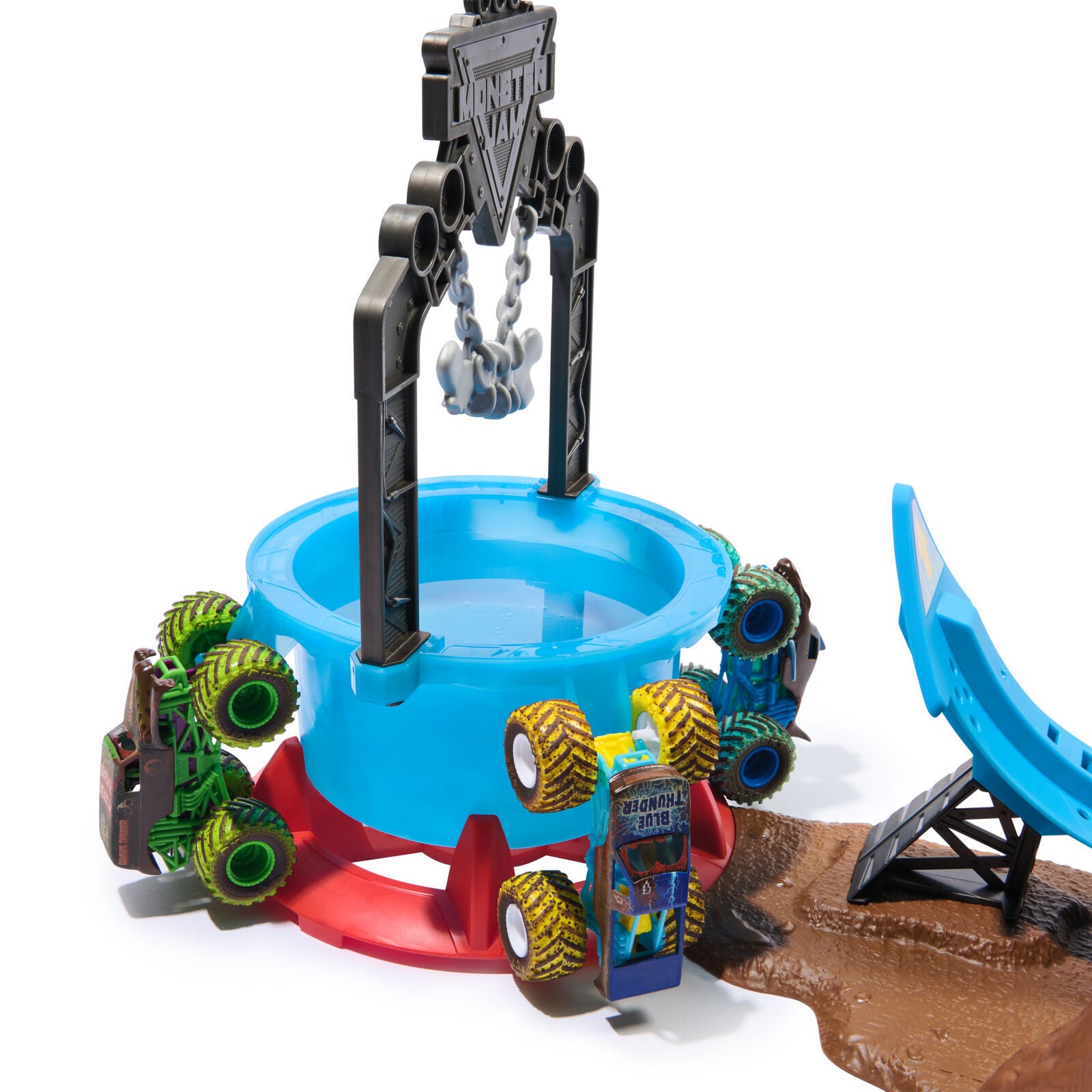 Monster Jam 1:64 Truck Wash Playset