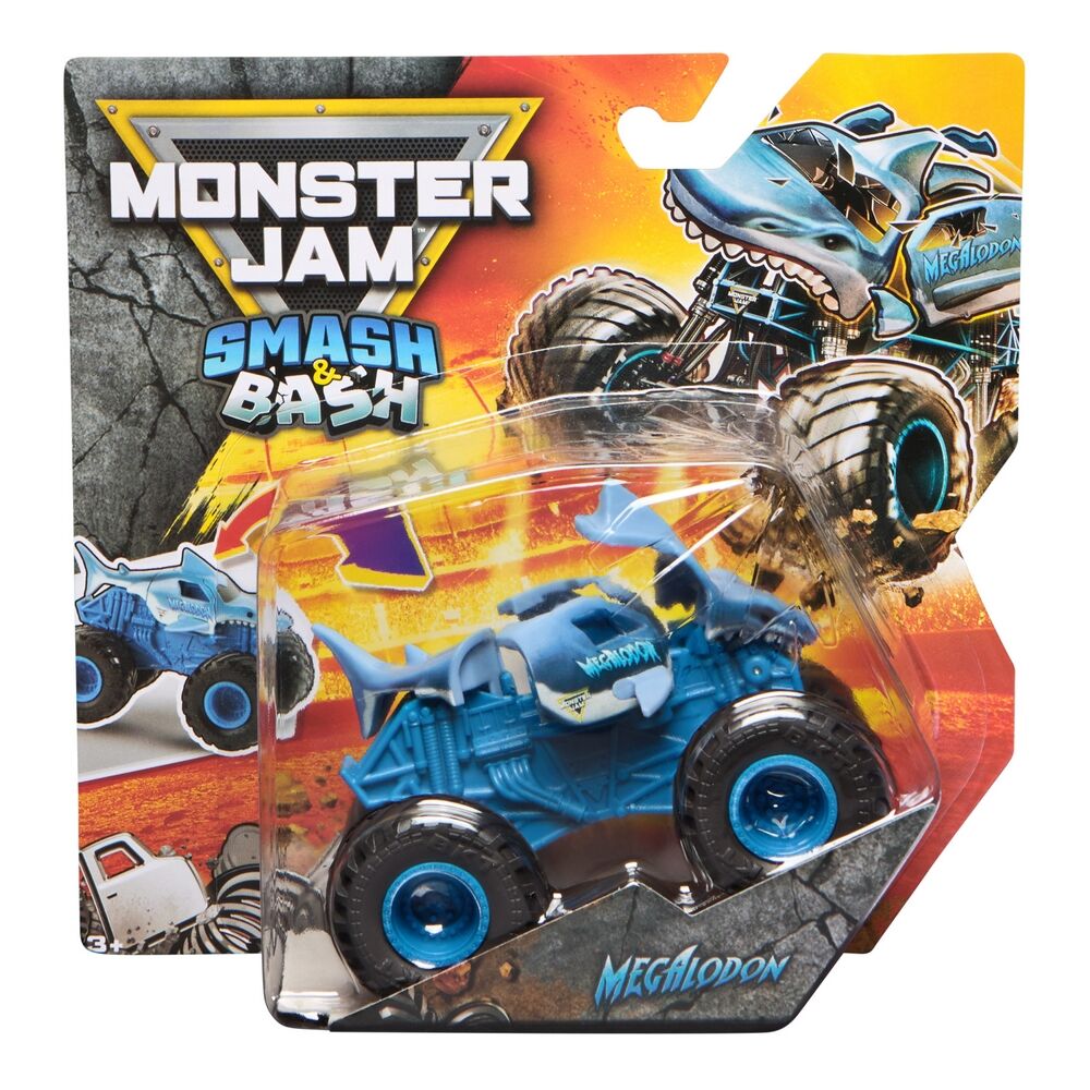 Monster Jam 1:64 Smash & Bash  Megalodon Serie 01