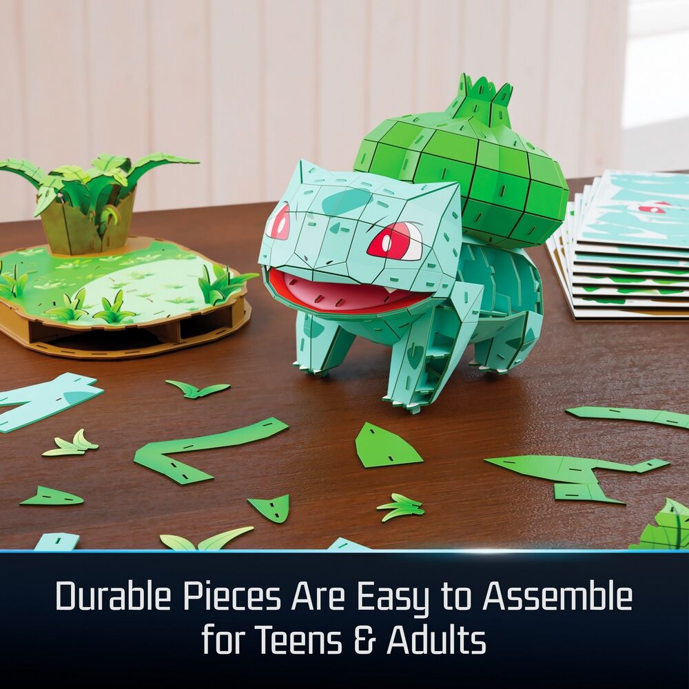 4D Build Pokemon Bulbasaur 3D Puzzle Model Kit 195 Pieces
