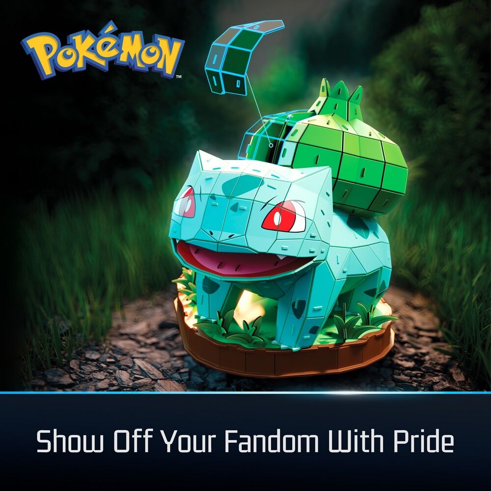 4D Build Pokemon Bulbasaur 3D Puzzle Model Kit 195 Pieces