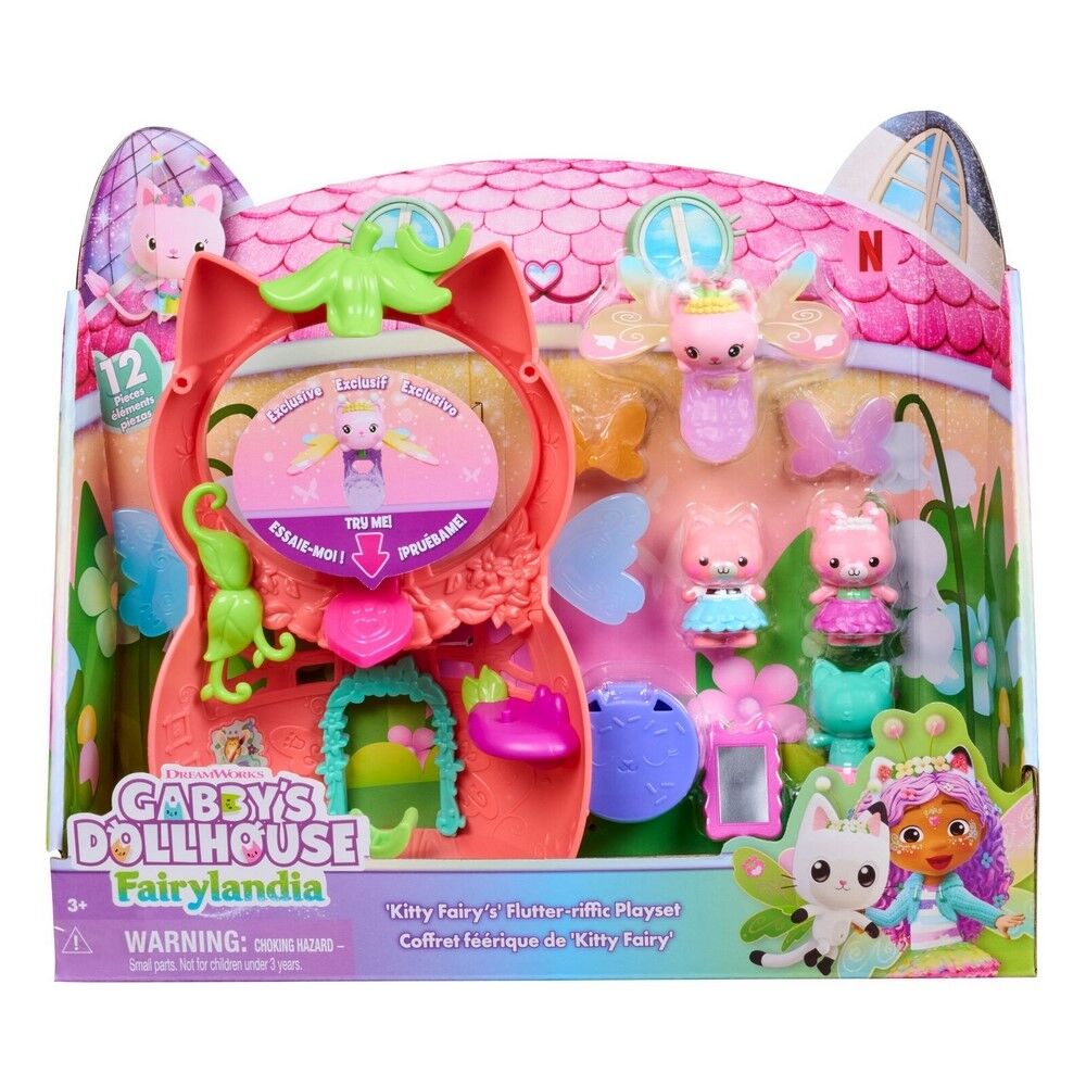 Gabby's Dollhouse Fairylandia - Flutter Fairy Playset