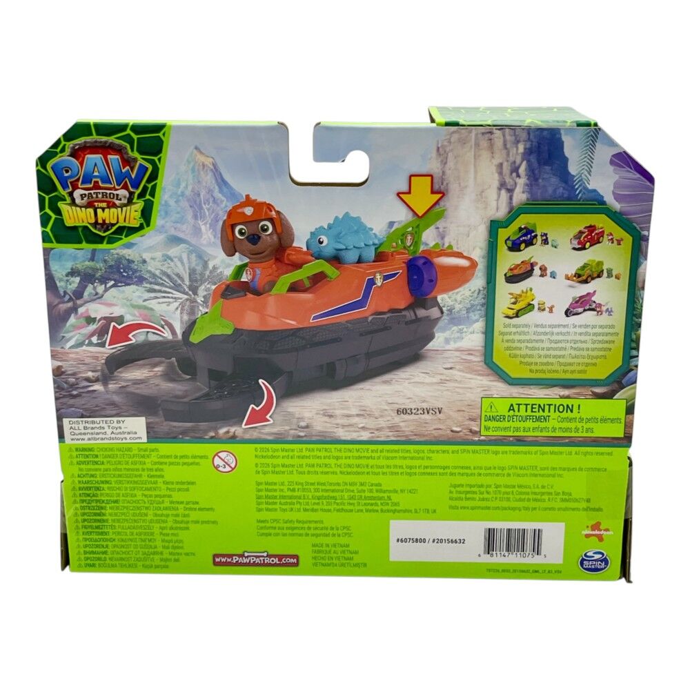 Paw Patrol The Dino Movie - Zuma Dino Rescue Hovercraft