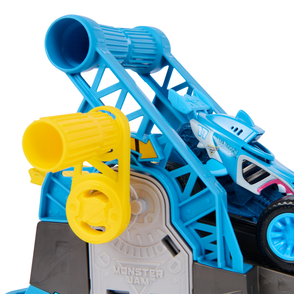 Monster Jam 1:64 Monster Motor Rev-up Raveway Playset