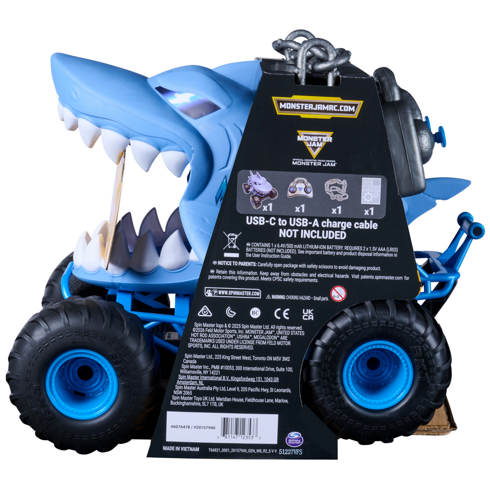 Monster Jam 1:15 Radio Control Chomping Megalodon