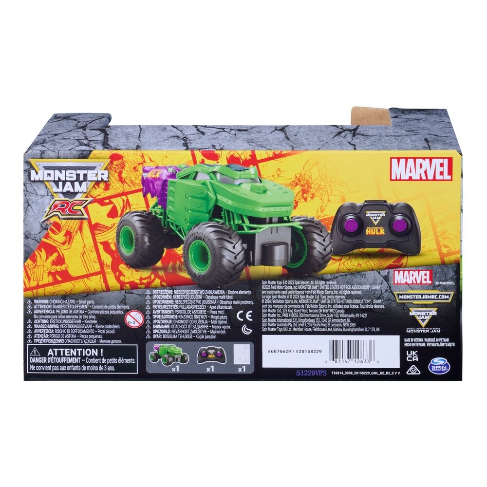 Monster Jam 1:24 Radio Control Marvel - The Incredible HULK