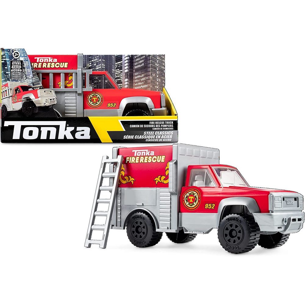 Tonka Steel Classic Fire Rescue Truck