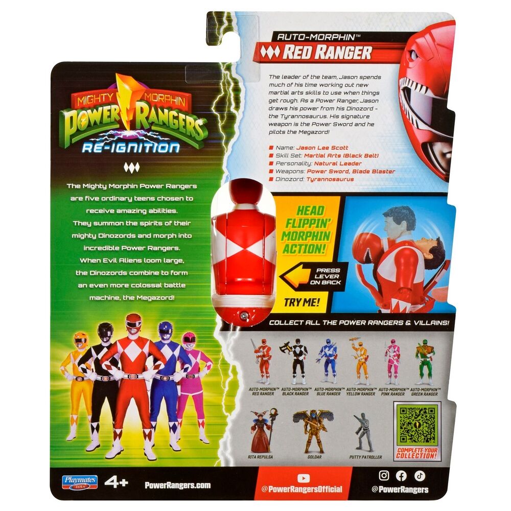 Mighty Morphin Power Rangers Re-Ignition- Auto-Morphin Red Ranger