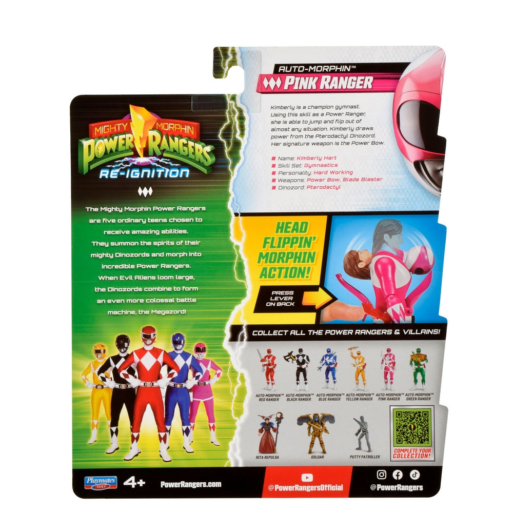 Mighty Morphin Power Rangers Re-Ignition- Auto-Morphin Pink Ranger