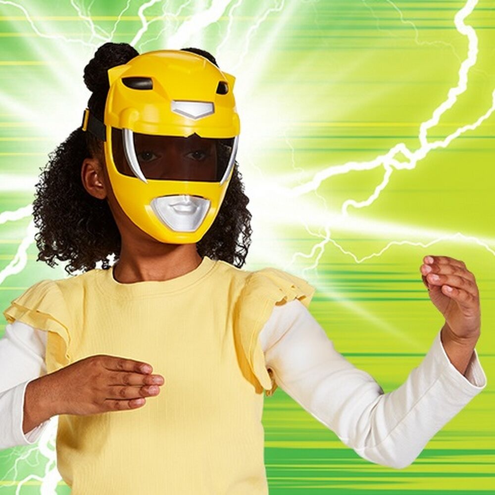 Mighty Morphin Power Ranger Re-ignition Power Ranger Mask - Yellow