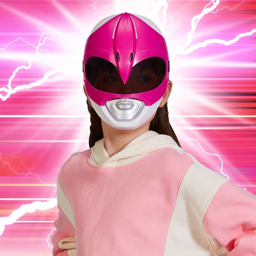 Mighty Morphin Power Ranger Re-ignition Power Ranger Mask - Pink