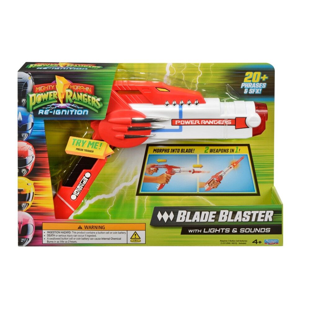 Mighty Morphin Power Rangers Re-Ignition Blade Blaster Light & Sound