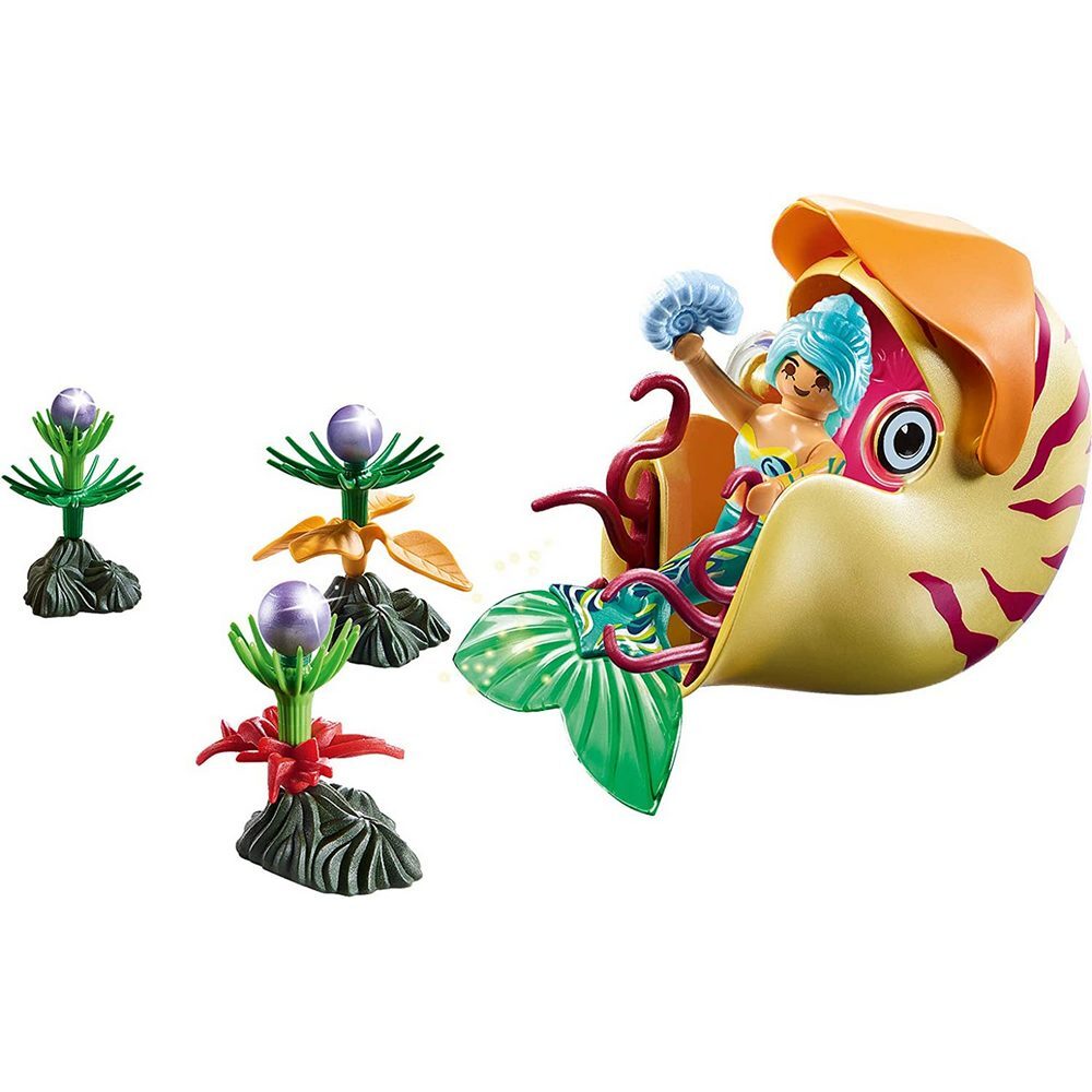 Playmobil Magic - Mermaid with Sea Snail Gondola (70098)