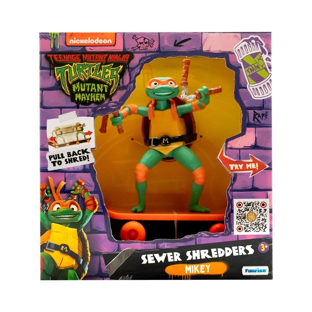 TMNT Ninja Turtles Sewer Sheredders Movie - Mikey