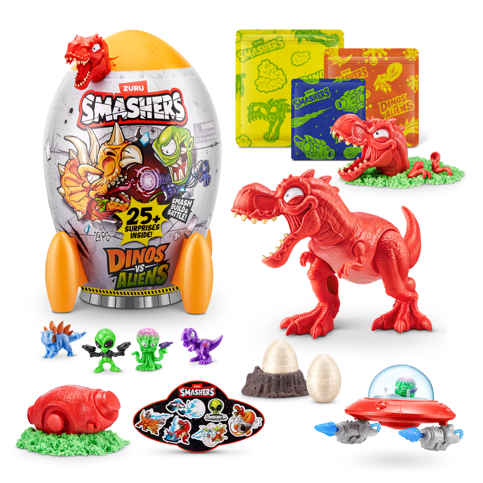 Zuru Smashers Dino VS Alien Rocket