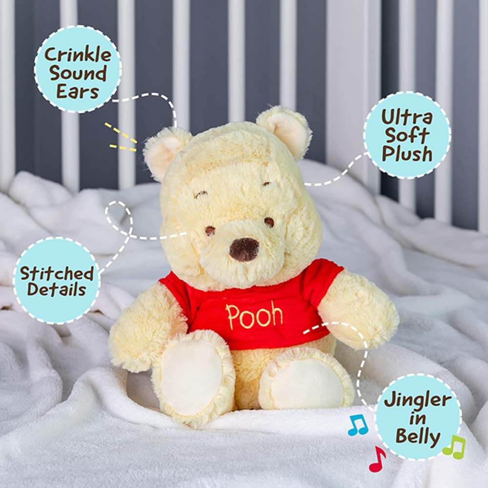 Disney Baby Plush - Winnie the Pooh with Jingle