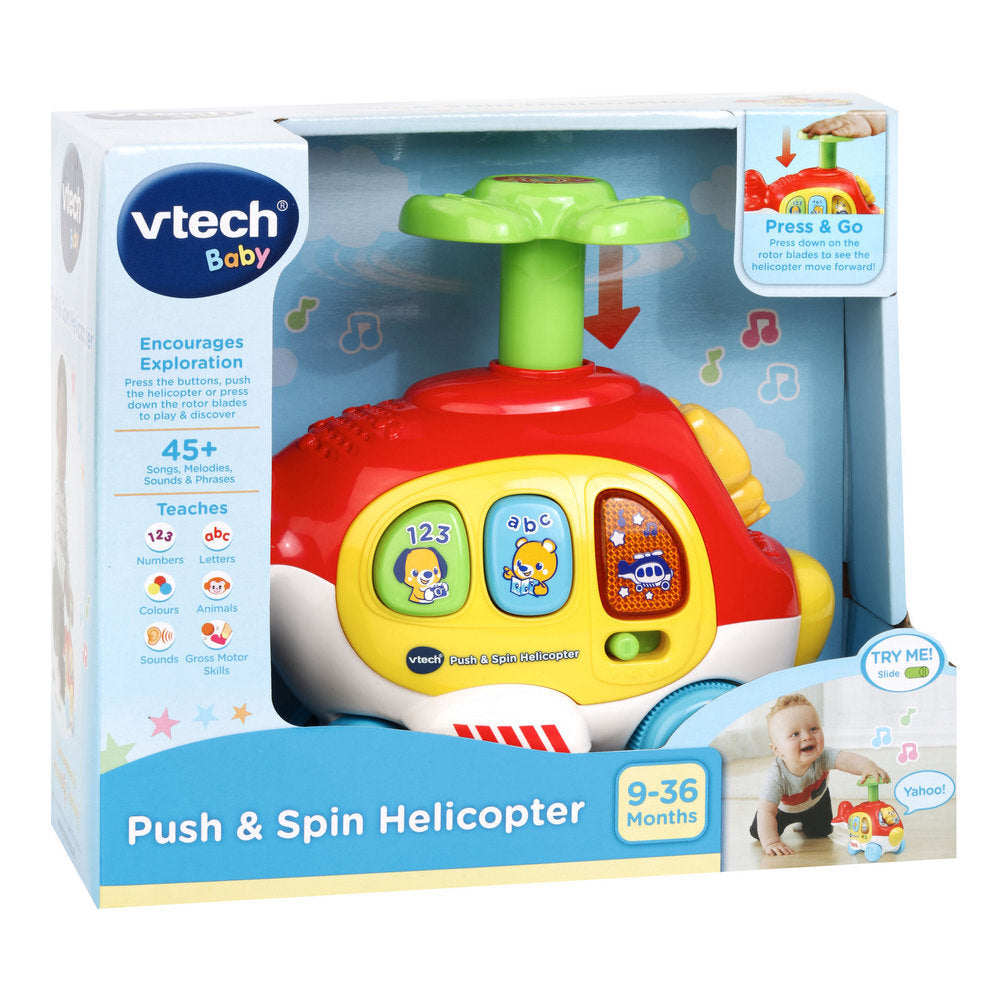 Vtech Baby - Push & Spin Helicopter