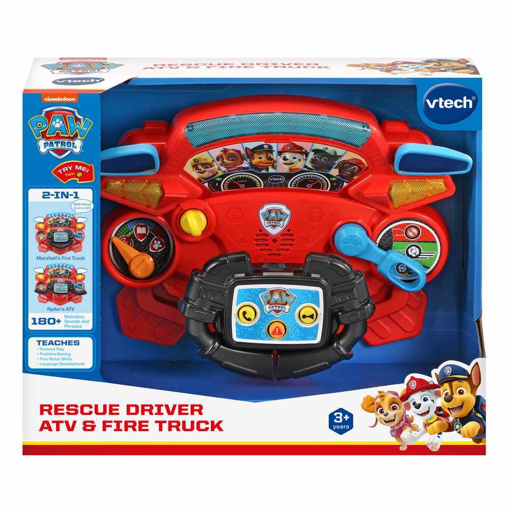 VTech Paw Patrol - Rescue Driver ATV & Fire Truck