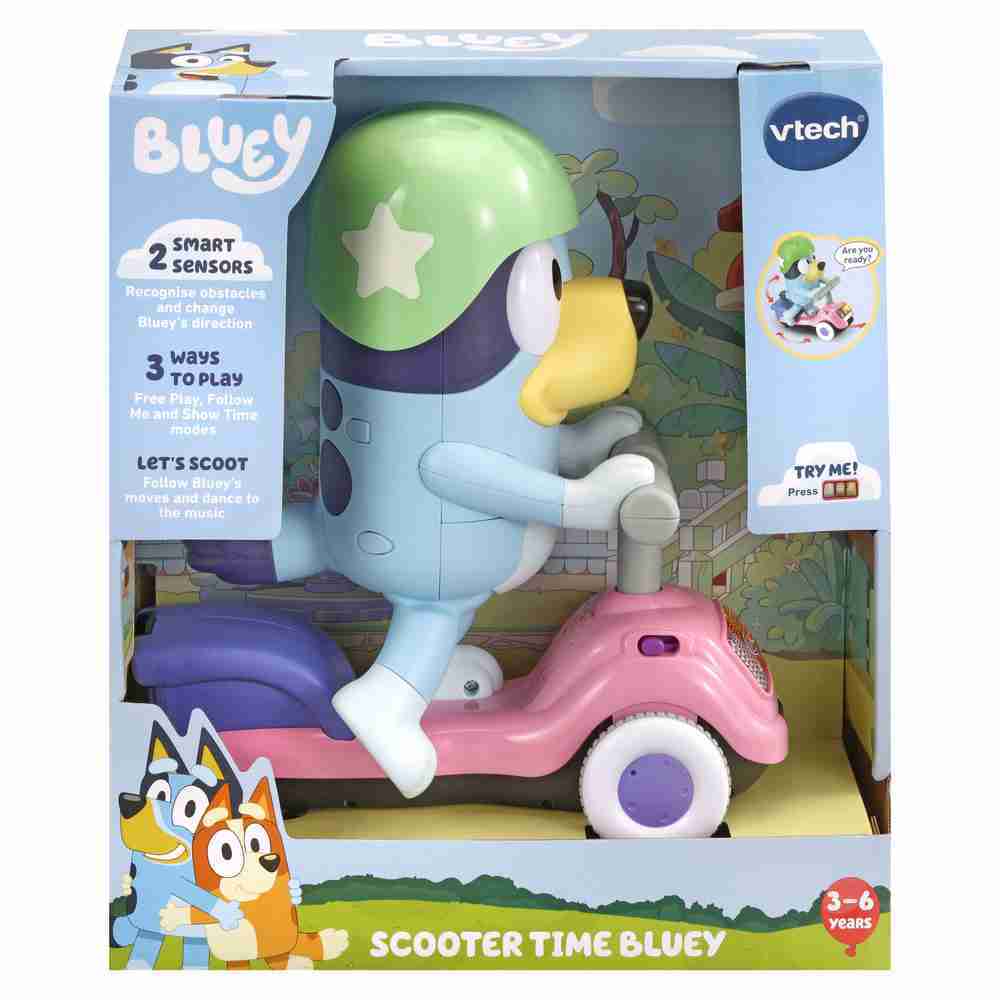 Vtech Bluey Scooter Time Bluey