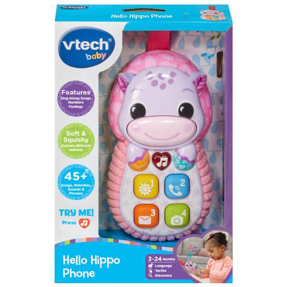 Vtech Baby Hello Hippo Phone Pink