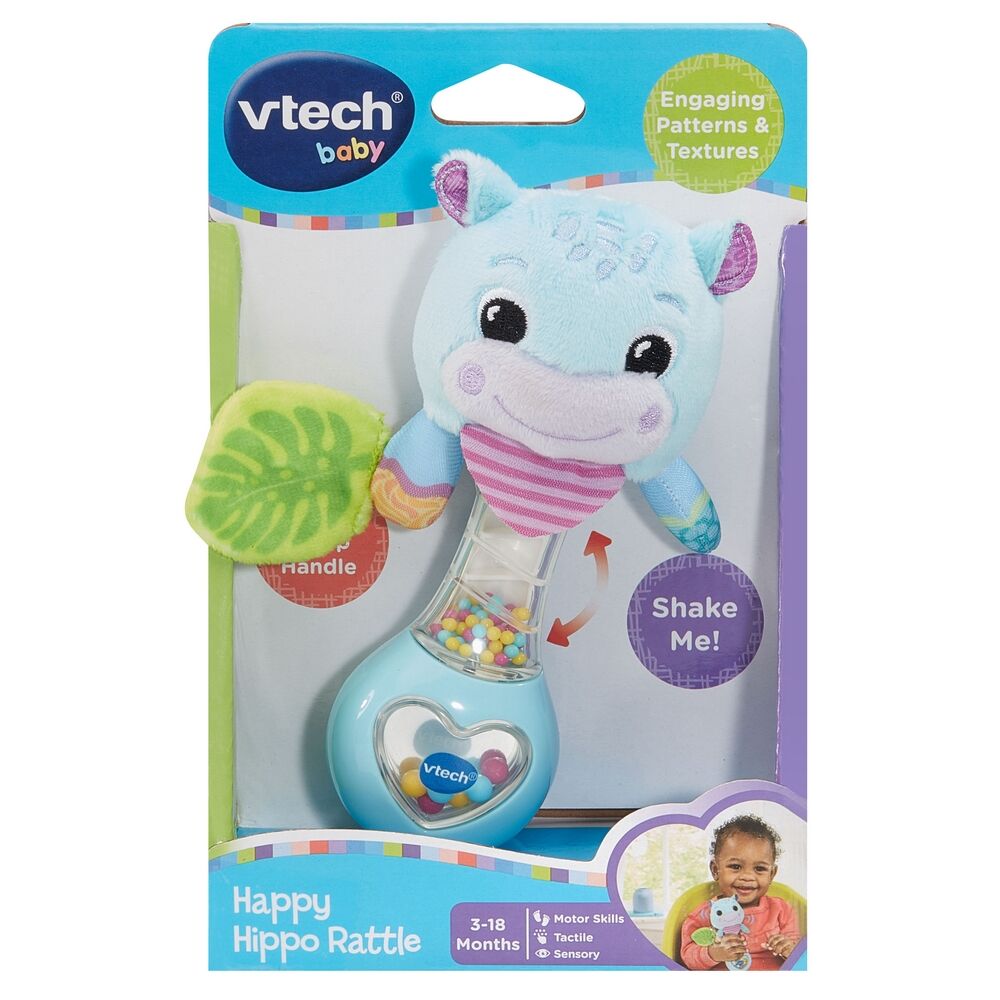 Vtech Baby Happy Hippo Rattle 3-18 Months