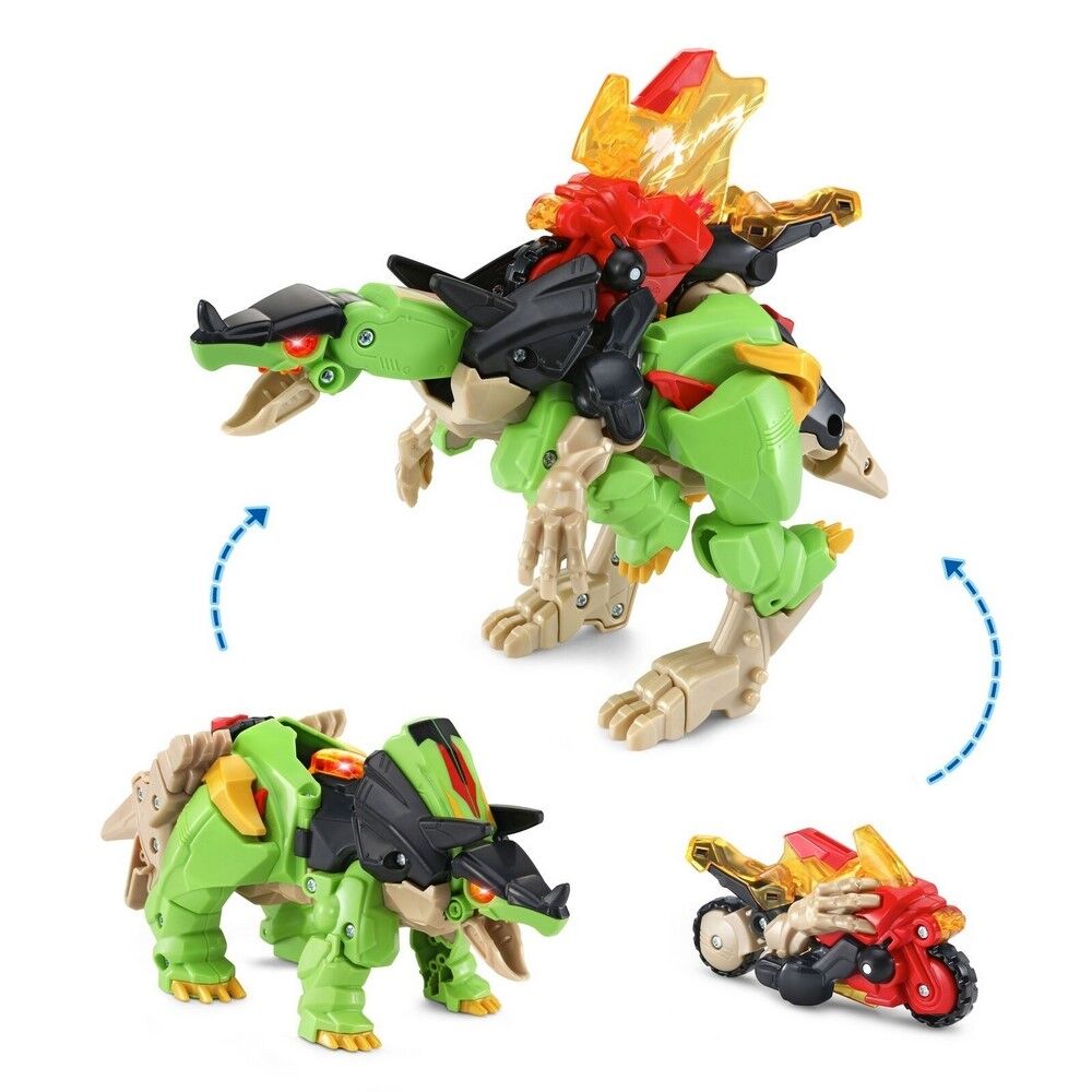 Vtech Switch & Go Dino Armour Up Triceratops Spinosaurus