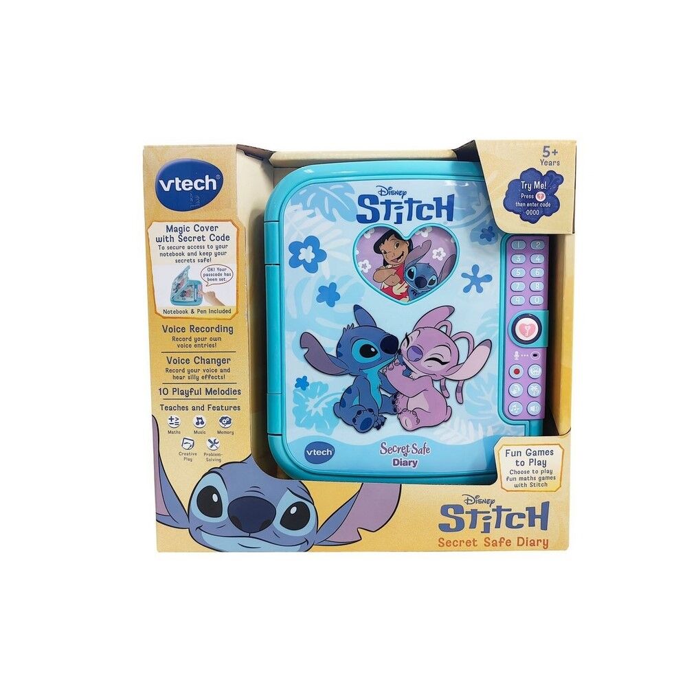 Vtech Disney Stitch Secret Safe Diary