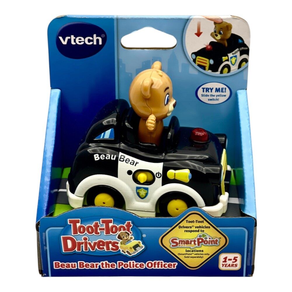 Vtech Toot-Toot Drivers Beau Bear the Police Officer