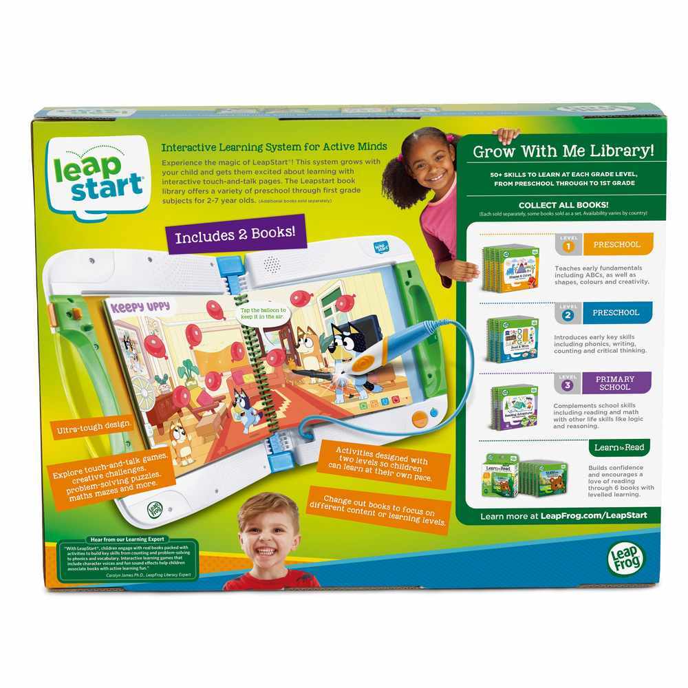 LeapFrog Bluey Leapstart Bundle Touch-And-Talk Green