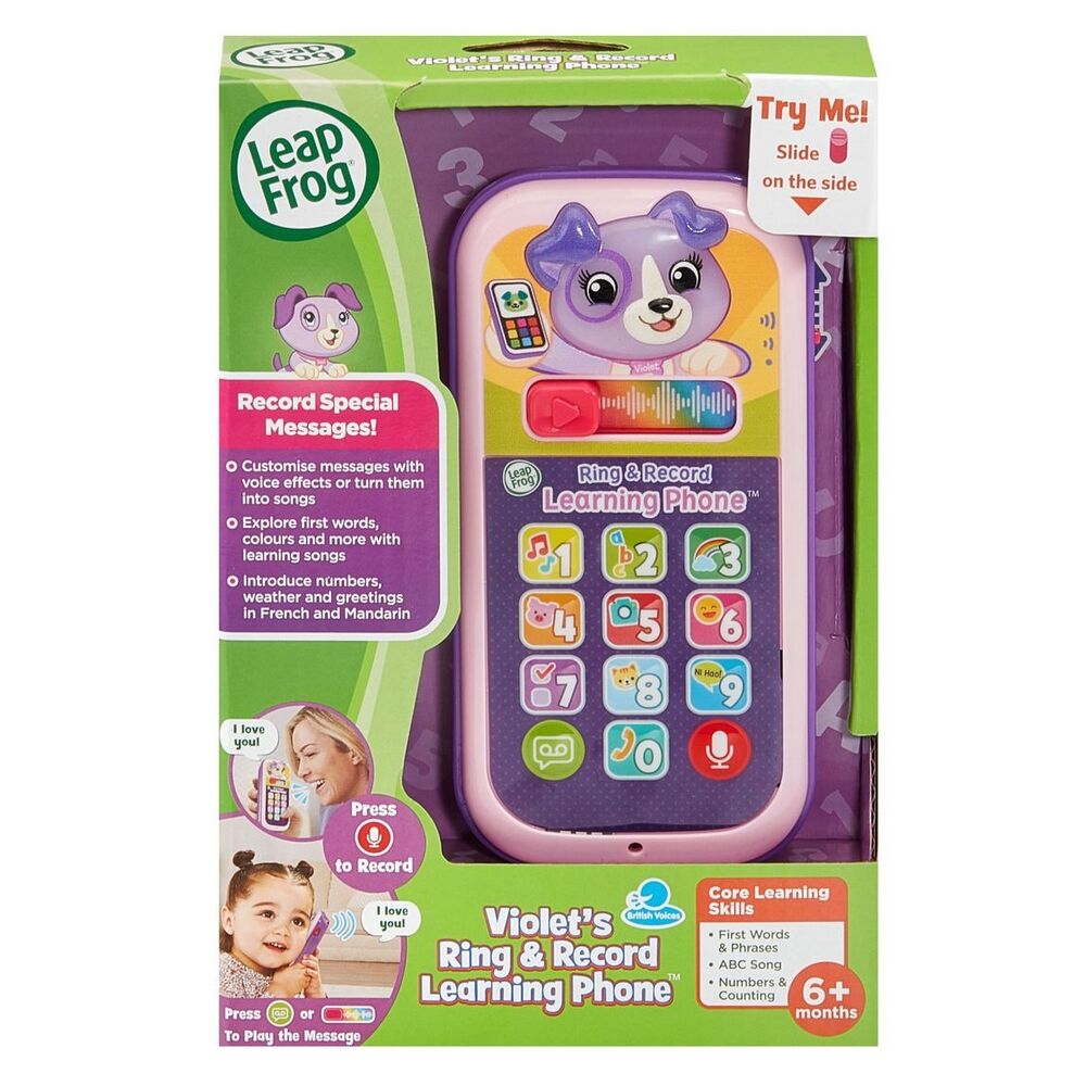 LeapFrog Scout's Ring & Record Learning Phone Pink