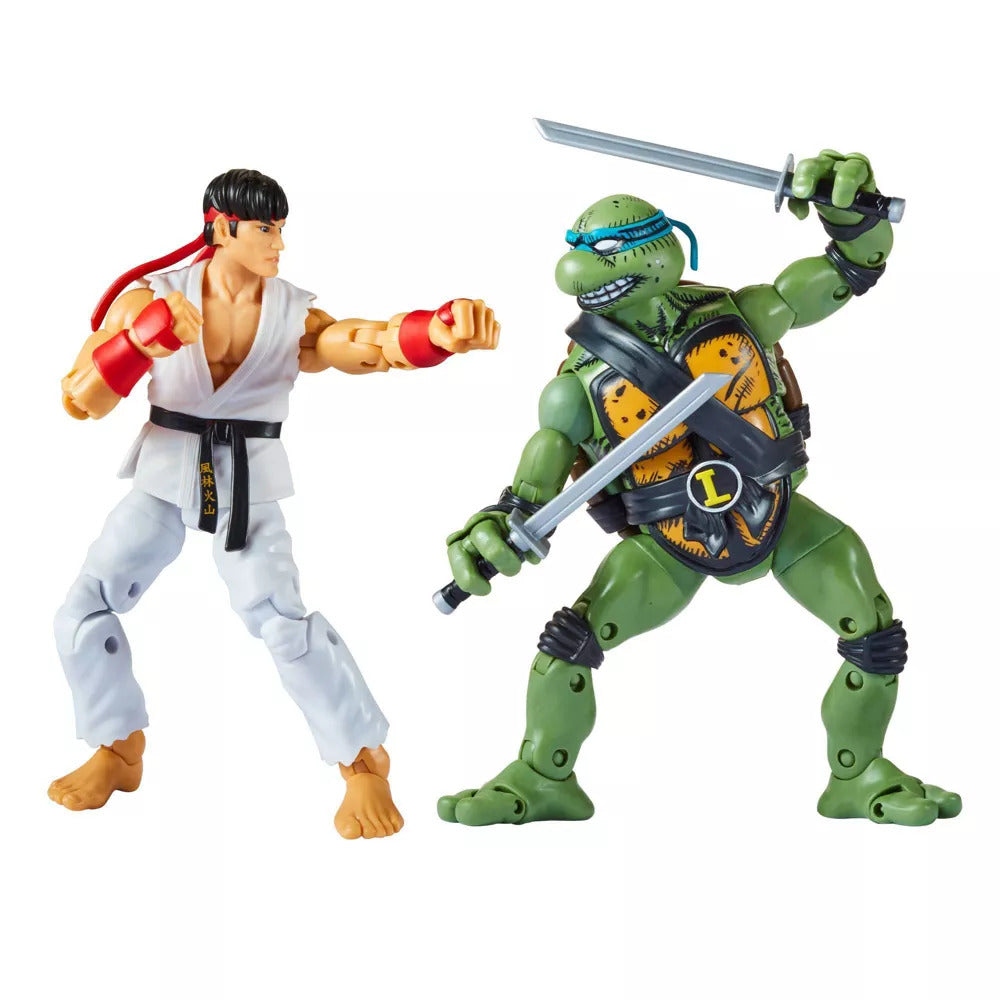 TMNT vs Street Fighter 2 pack - Leonardo &  Ryu