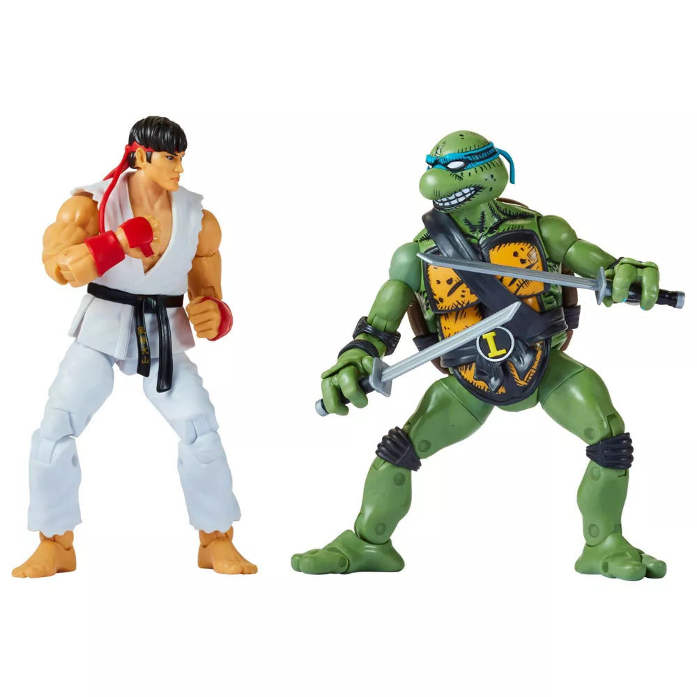 TMNT vs Street Fighter 2 pack - Leonardo & Ryu