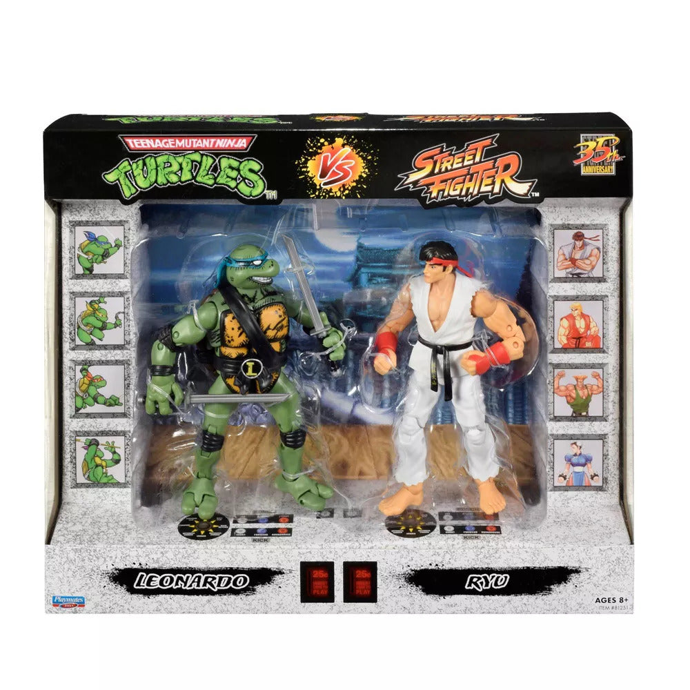 TMNT vs Street Fighter 2 pack - Leonardo & Ryu