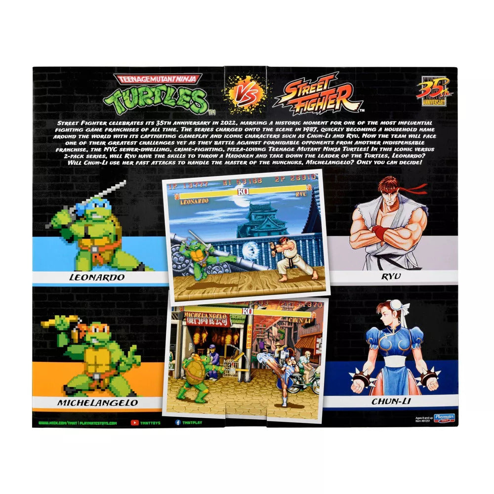TMNT vs Street Fighter 2 pack - Leonardo & Ryu