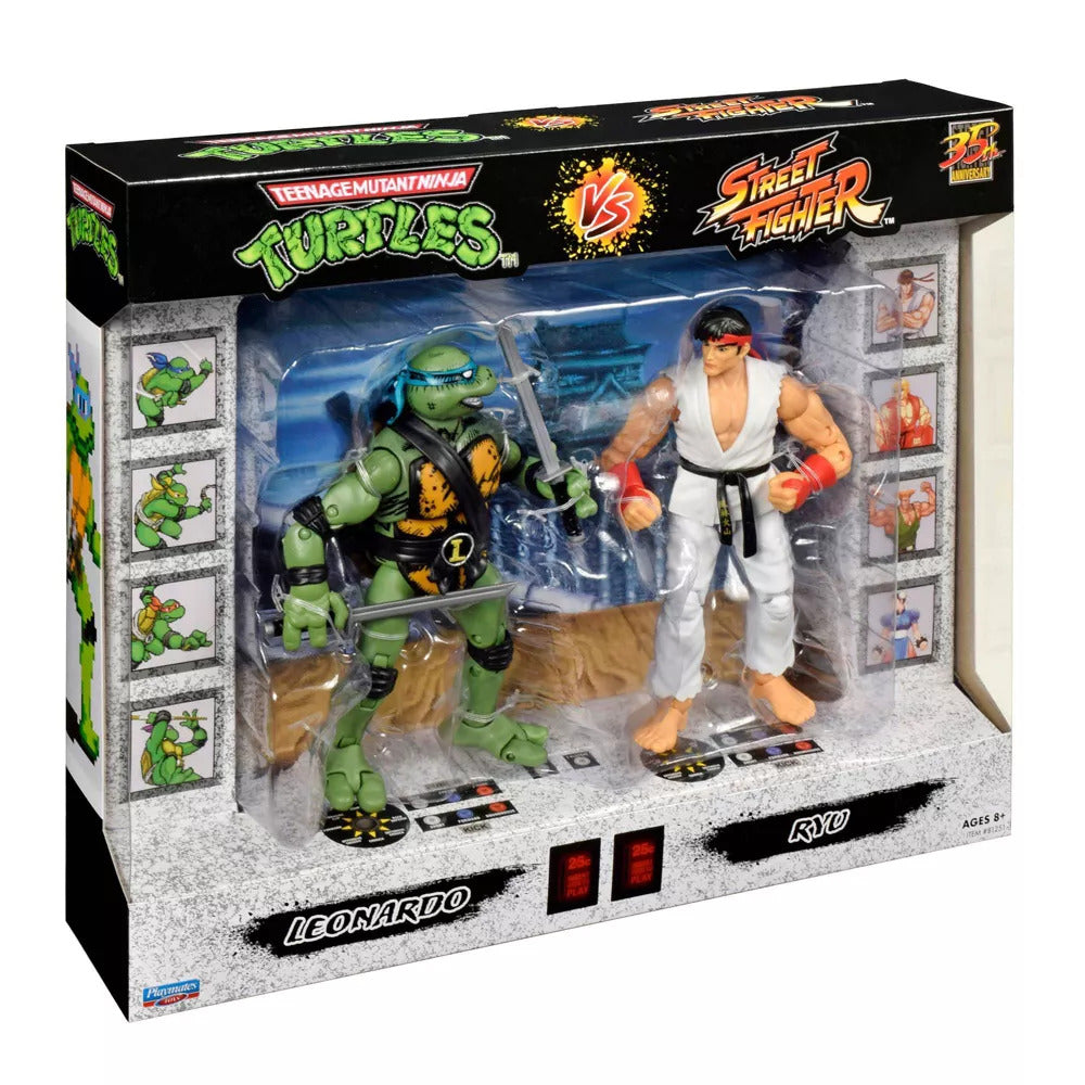 TMNT vs Street Fighter 2 pack - Leonardo & Ryu