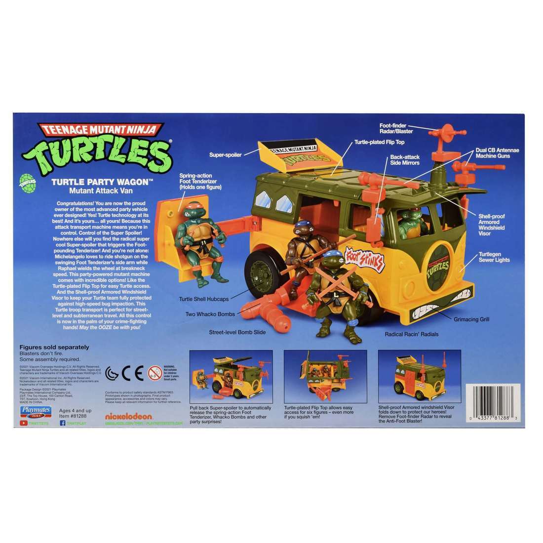 TMNT - Turtle Party Wagon (Mutant Attack Van)
