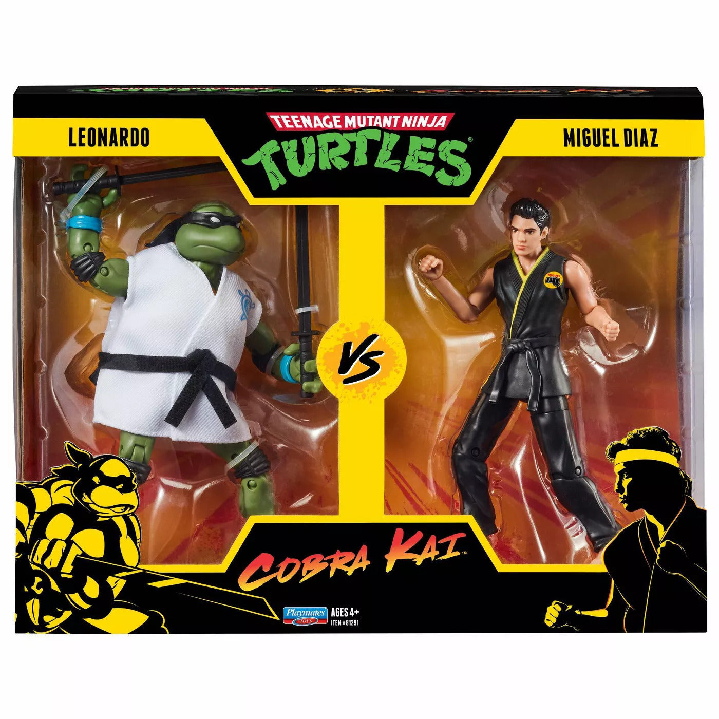 TMNT vs Cobra Kai Leonardo vs Miguel Diaz 2pk
