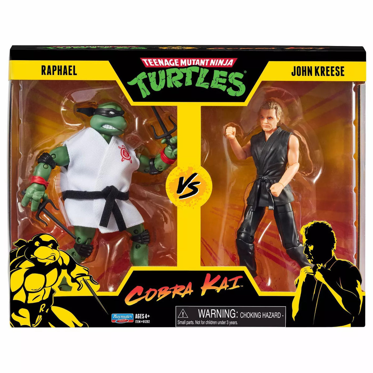 TMNT vs Cobra Kai Raphael vs John Kreese 2pk