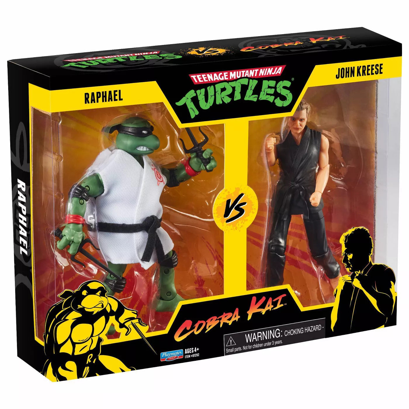 TMNT vs Cobra Kai 2 Pack - Raphael vs John Kreese