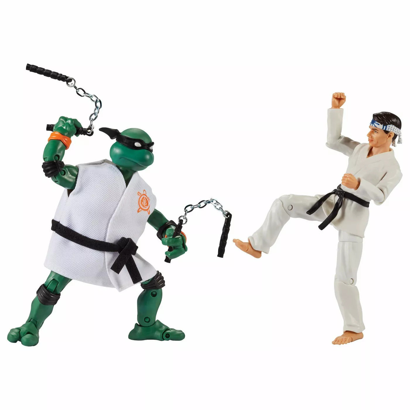 TMNT vs Cobra Kai 2 Pack - Michelangelo vs Daniel Laruso