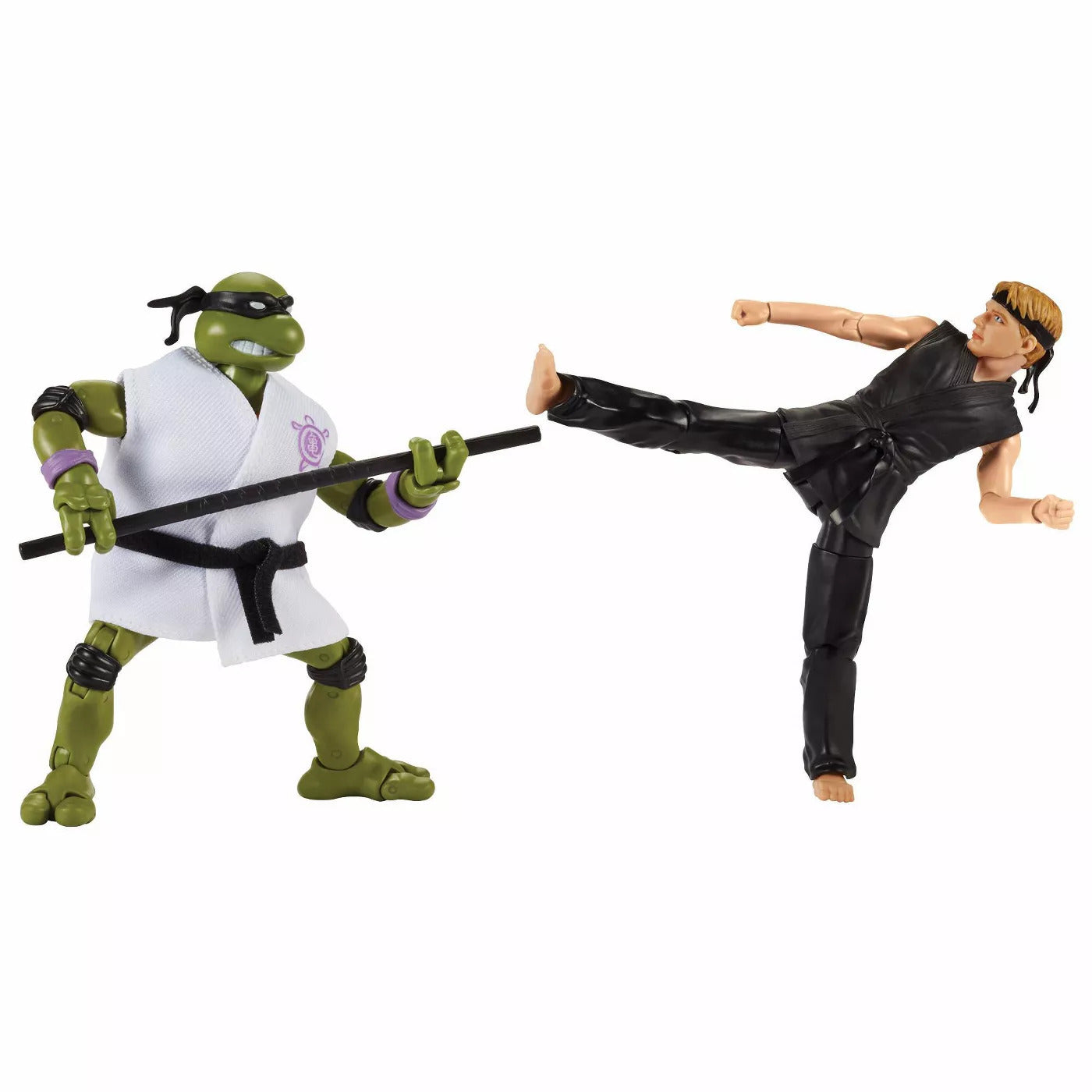 TMNT vs Cobra Kai Donatello vs Johnny Lawrence 2pk