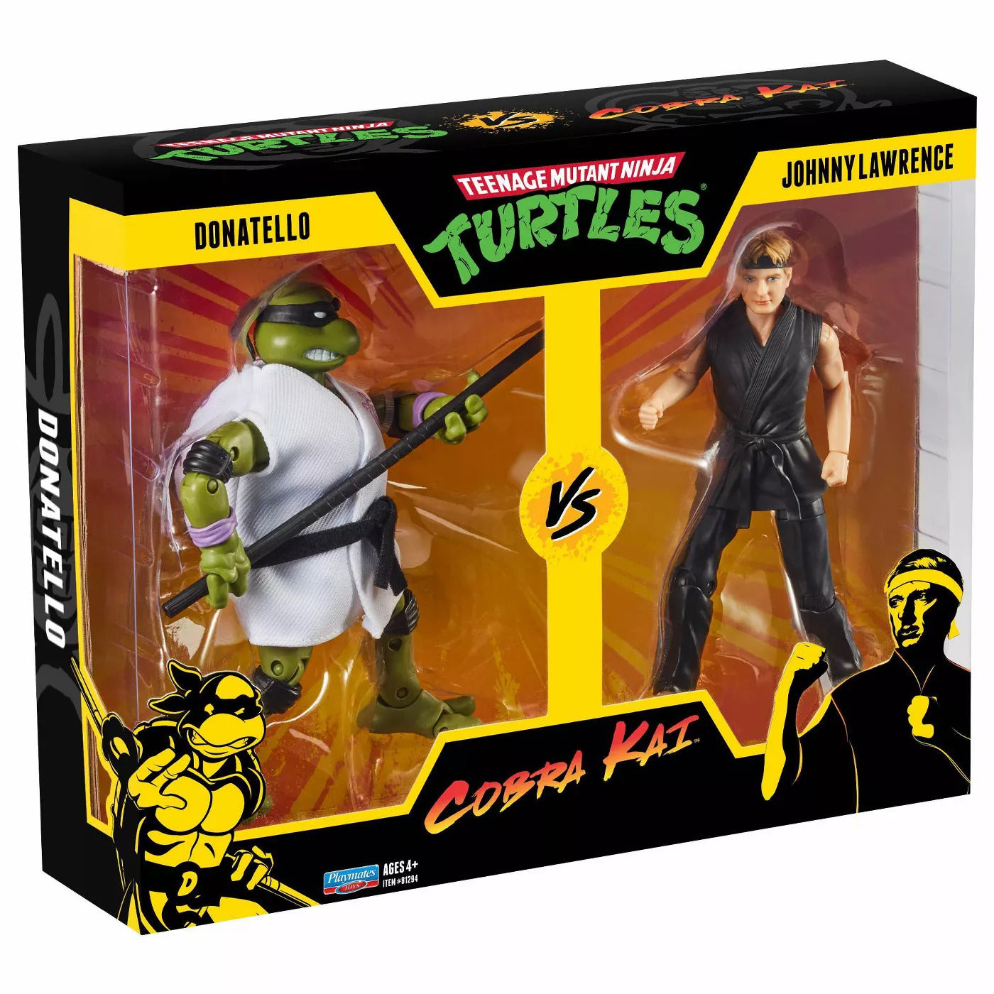TMNT vs Cobra Kai 2 Pack - Donatello vs Johnny Lawrence